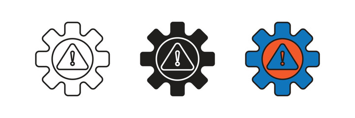 Maintenance indicates a system undergoing scheduled upkeep or repairs, temporarily affecting availability.