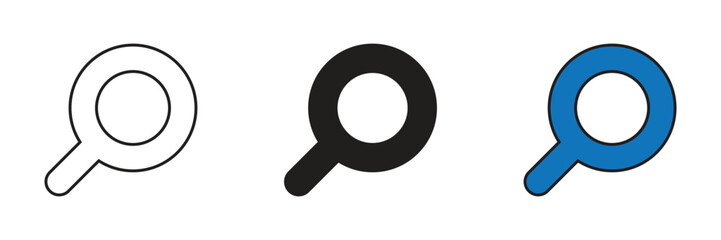 Search or Zoom magnifying glass tool allows users to find specific content or enlarge views on screen.