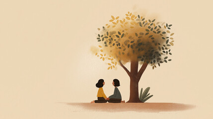 silhouette of a tree