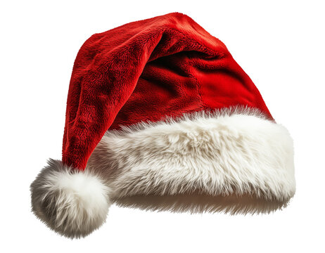 Gorro do Papai Noel em fundo transparente PNG