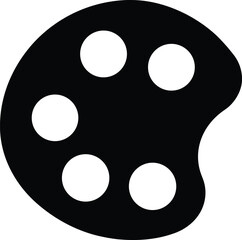 Artist's Palette Silhouette