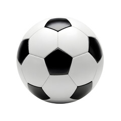 Fototapeta premium Soccer ball against dark background studio shot