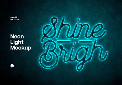 Neon Light Mockup