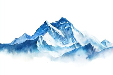 Fototapeta premium Mount Everest mountain scenery nature.