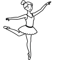 one-line-ballerina-en-pointe-with-lifted-chin-and.eps
