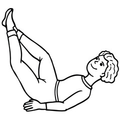 one-line-drawing-of-person-lying-on-their-back-in.eps