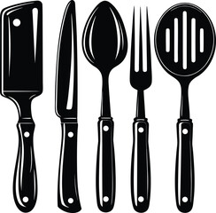 Daily Life objects silhouette