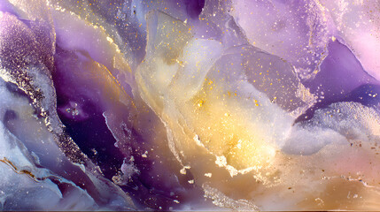 abstract photo blending purples yellow light brown and beige tones in a soft artistic composition with gentle gradients and harmonious color flow