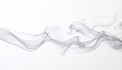 Abstract smoke trails