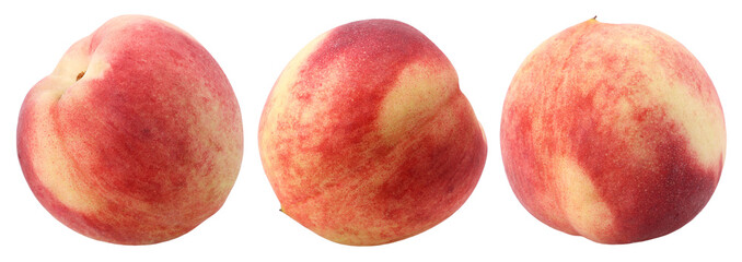 peach fruit (Honey Peach) isolated, transparent PNG, PNG format