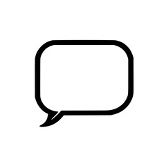Naklejka premium vector speech bubble icon