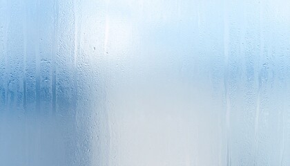 Frosted glass texture with soft blur effect and subtle water condensation	