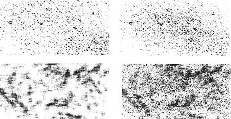 Fototapeta premium Grainy noise square vector set. Dot grain texture squares. Spray texture sand and dissolving squares. Abstract black square with gradient stipple pattern. Vector illustration