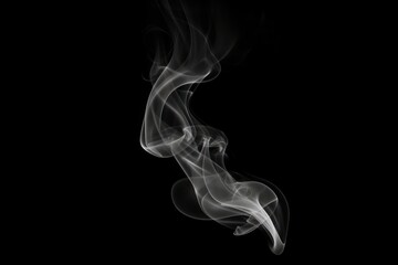 White smoke background black atmosphere.