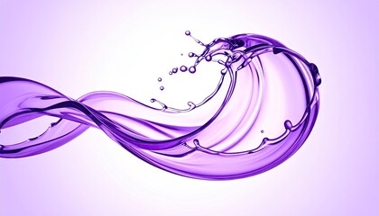 Abstract liquid wave