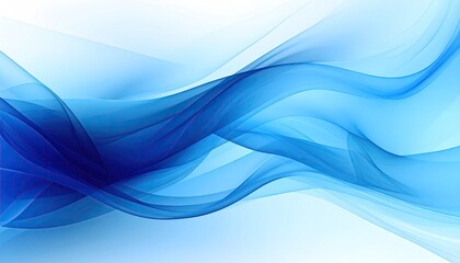 Abstract flowing blue waves (2)
