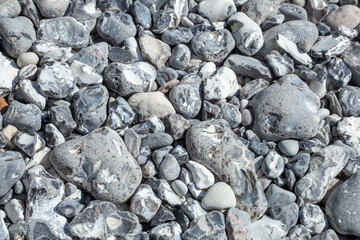 Steine am Strand, Kreideküste, Rügen, Insel Rügen, Mecklenburg-Vorpommern