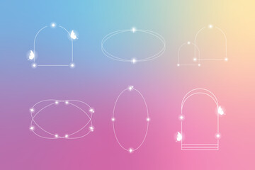 Vector Gradient Elegant Shiny Background Design