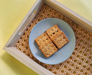 cookies on a plate