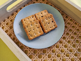 cookies on a plate