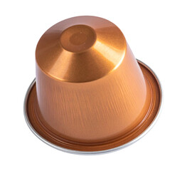 Plastic espresso pod for single use