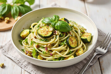 Start Your Day with Tropical Bliss: Creamy Yogurt or Smoothie Bowl Topped with Juicy Mango Chunks, Crunchy Granola, and Nuts, Offering a Refreshing and Nutritious Breakfast Experience.
