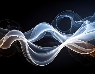 Abstract flowing forms
