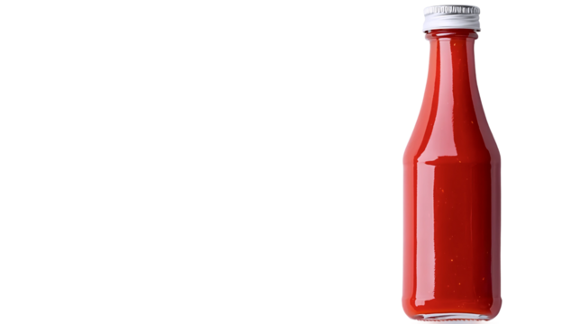 Red Sauce Glass Bottle Design
