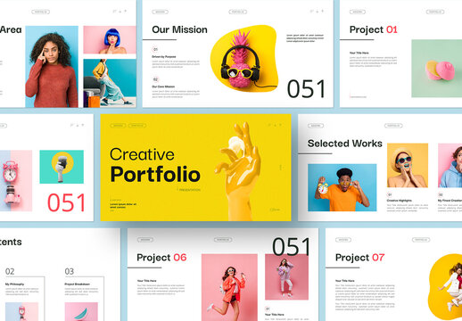 Creative Digital Portfolio Presentation Template