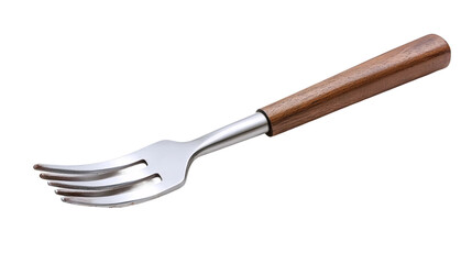 Naklejka premium Classic BBQ Fork with Wood Grip