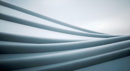 Abstract curved lines background smooth modern design blue grey waves texture