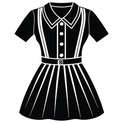 Flat Style Women's Clothing Assortment Spread on White Backdrop (2)