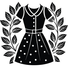 Women's Fashion on a Pristine White Background: A Vector Illustration Showcase