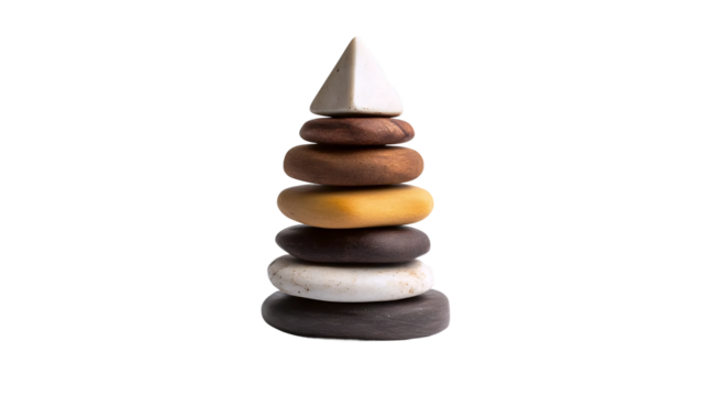 Wooden Ring Stacker Toy