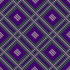 Vector - colored template of pied-de-poule seamless pattern.