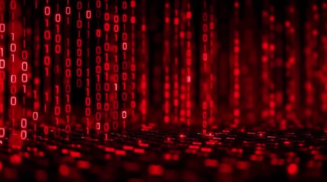 binary code background art