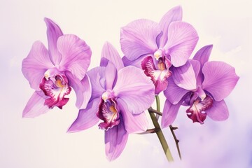 Obraz premium An orchid blossom flower plant.