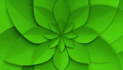 Abstract green floral pattern (1)