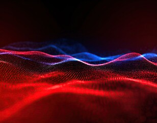 Abstract digital waves