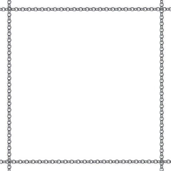 Mシングルチェーンの直線スクエアフレーム　Adobe Illustrator Artwork