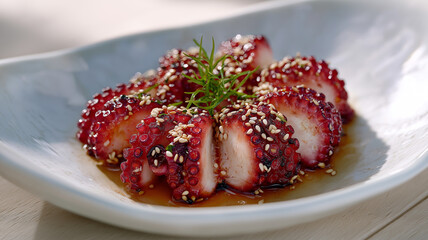 Annakji – Korean Raw Octopus Tentacles with Sesame Oil
