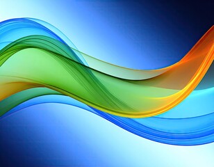 Abstract vibrant wave design