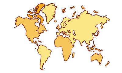 World & Bangladesh Map Vector Set 