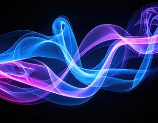 Abstract swirling colours