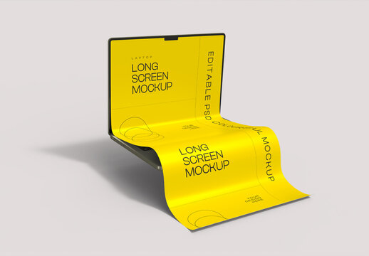 Laptop Screen Mockup Template