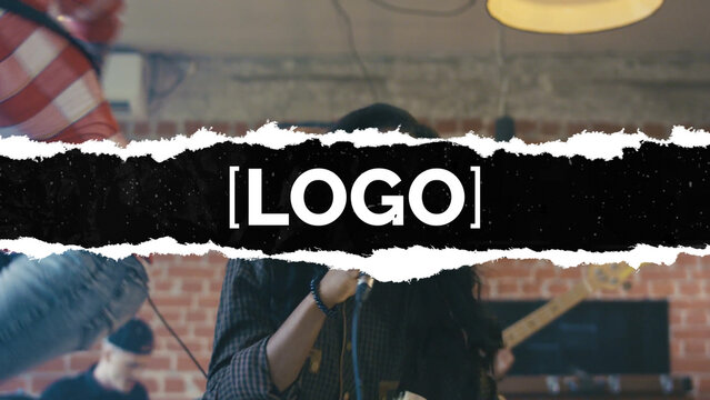 Ripped Logo Transition 03