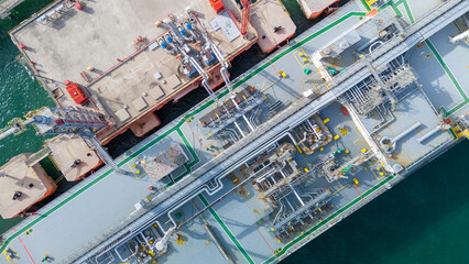 Oil tanker ship. Red Oil Tanker runing in the ocean sea. petroleum ship transportation import...