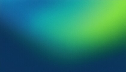 Fototapeta premium grainy blue green gradient background smooth noise texture cover header poster backdrop design