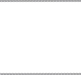 Mシングルチェーンの直線ボーダーフレーム　Adobe Illustrator Artwork