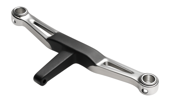 Backbone chassis with a central spine and lateral arms for suspension attachment